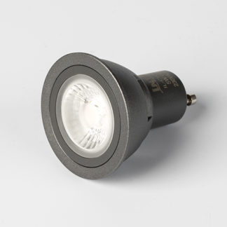 LED Leuchtmittel GU10 / 2800K schwarz