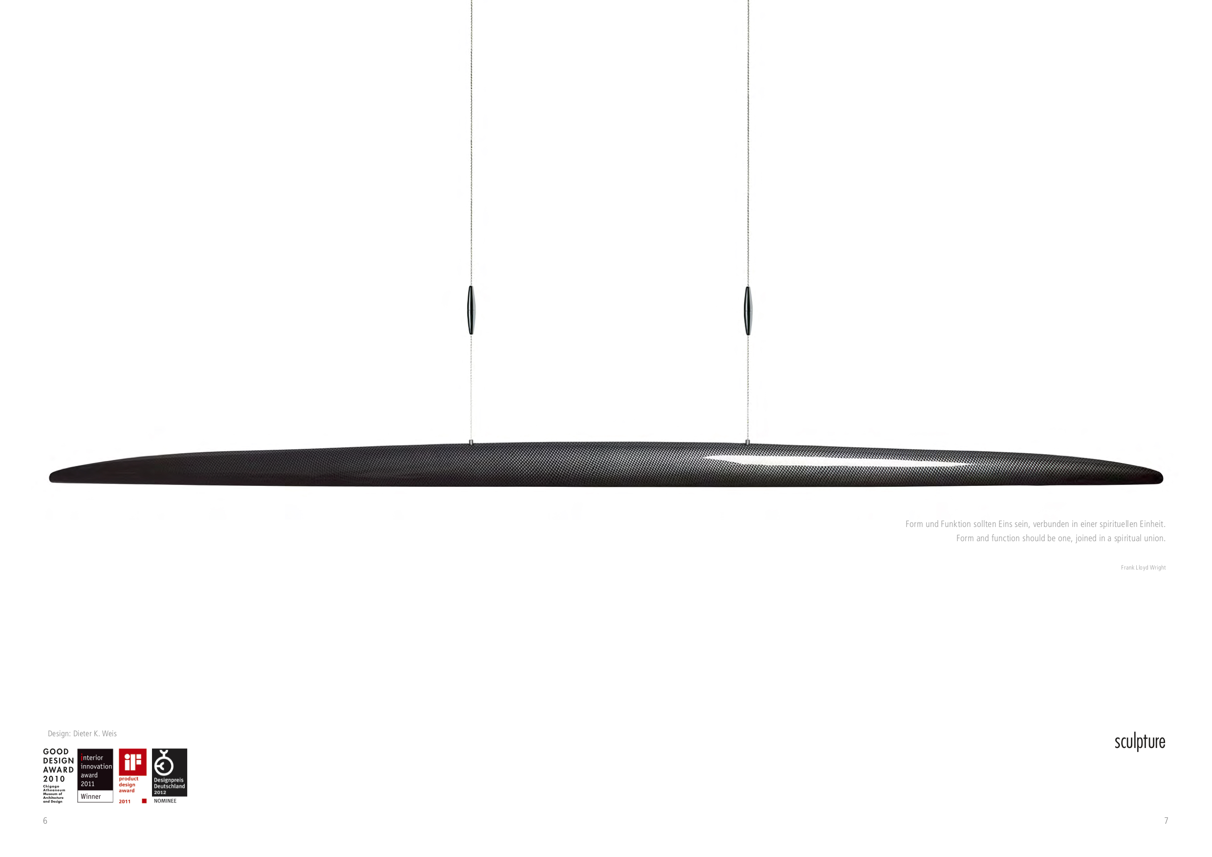 Pendelleuchte SCULPTURE - Showroom Abverkauf – Bild 4